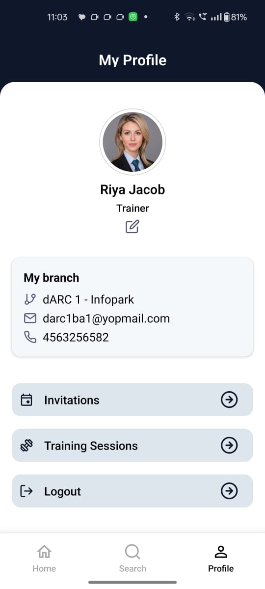Flex Genie App Screens